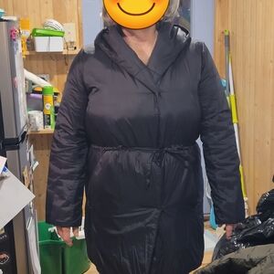 Eileen Fisher Black Puffer Coat